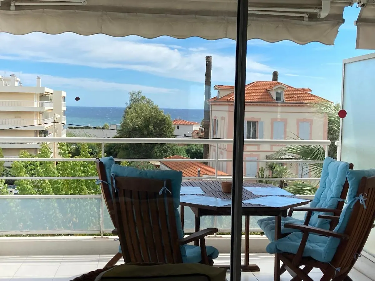 Residence Avec Piscine, Plage A 100 M, Cannes Et Juan Les Pins A 5 Min, Wifi 골페주앙 프랑스